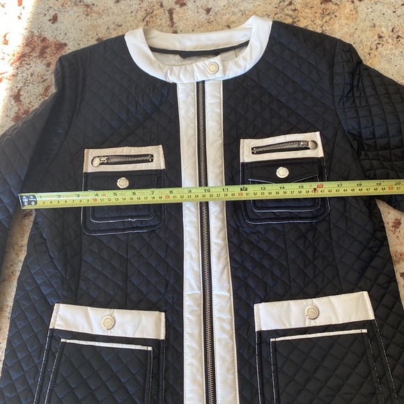 LAUNDRY BY SHELLI SEGAL Quilted JACKET Sz L - Picture 14 of 16